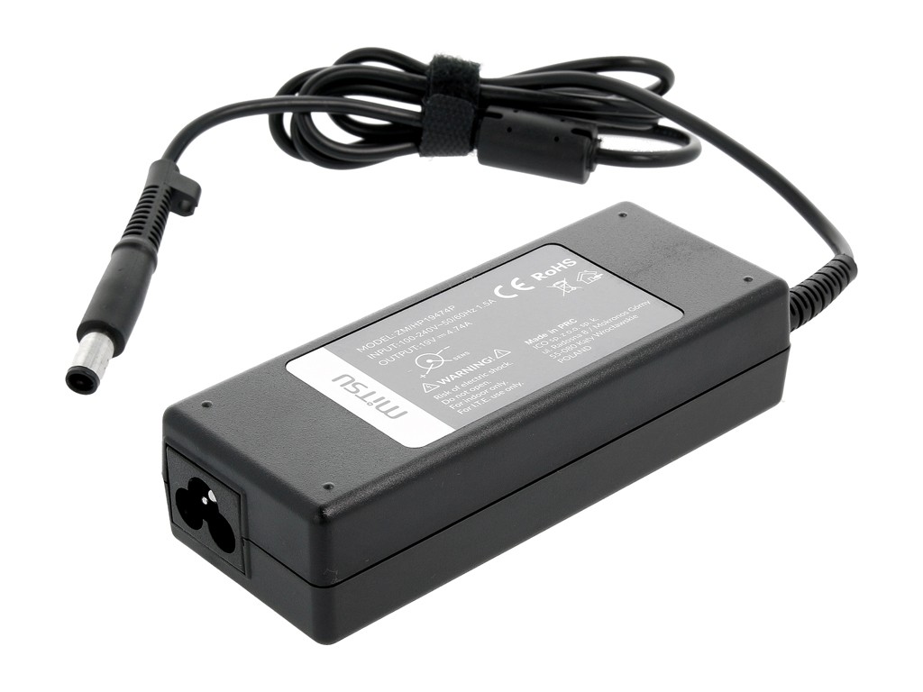 Napájací zdroj Mitsu 19V 4,74A (7,4x5,0 pin) 90W pre HP, Compaq